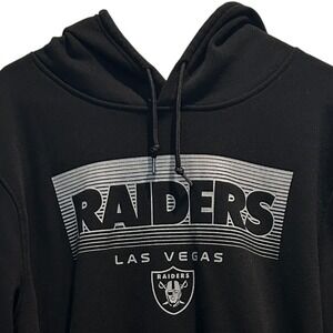 Las‎ Vegas Raiders NFL Team Apparel Hoodie Men's Extra Large XL Pullover Black